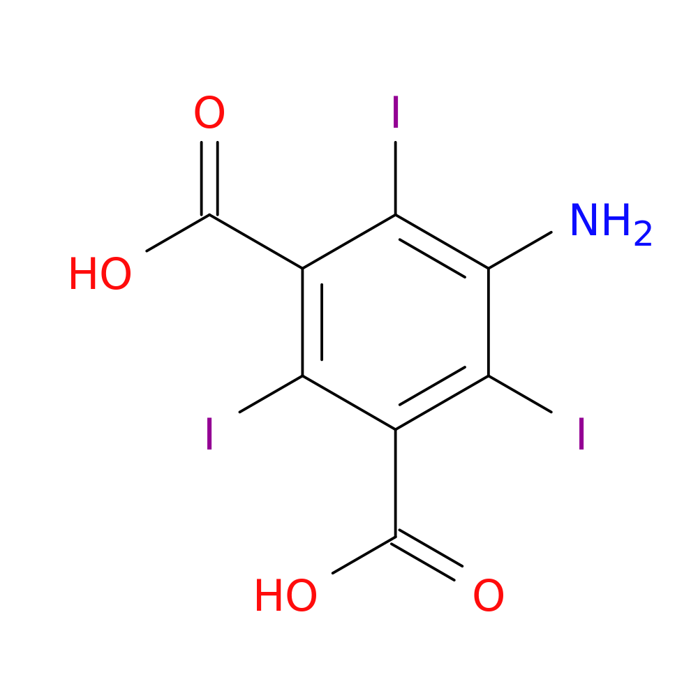 5-Amino-2,4,6-triiodoisophthalic acid