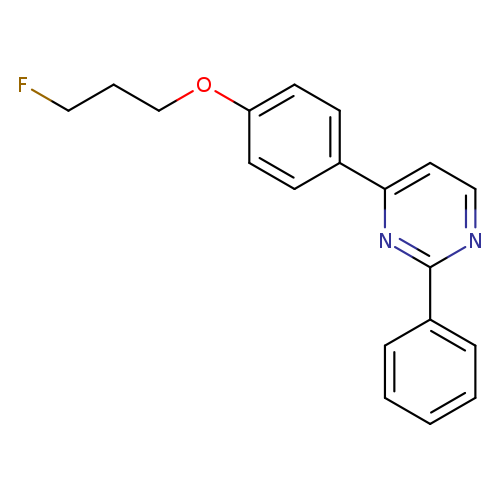 4-[4-(3-fluoropropoxy)phenyl]-2-phenylpyrimidine
