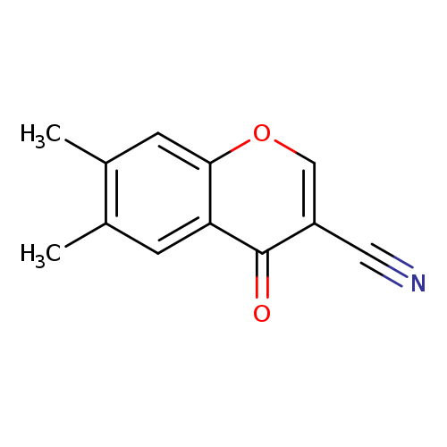 6,7-DIMETHYL-4-OXO-4H-1-BENZOPYRAN-3-CARBONITRILE