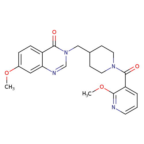 7-methoxy-3-{[1-(2-methoxypyridine-3-carbonyl)piperidin-4-yl]methyl}-3,4-dihydroquinazolin-4-one