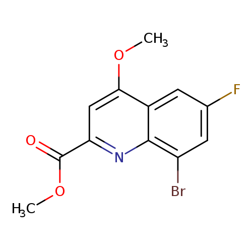 Methyl 8-bromo-6-fluoro-4-methoxyquinoline-2-carboxylate