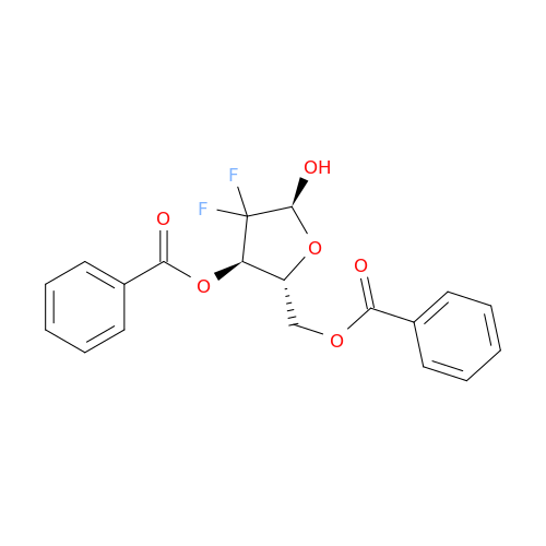 α-D-erythro-Pentofuranose, 2-deoxy-2,2-difluoro-, 3,5-dibenzoate