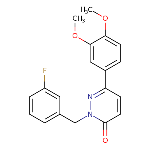 3(2H)-Pyridazinone, 6-(3,4-dimethoxyphenyl)-2-[(3-fluorophenyl)methyl]-