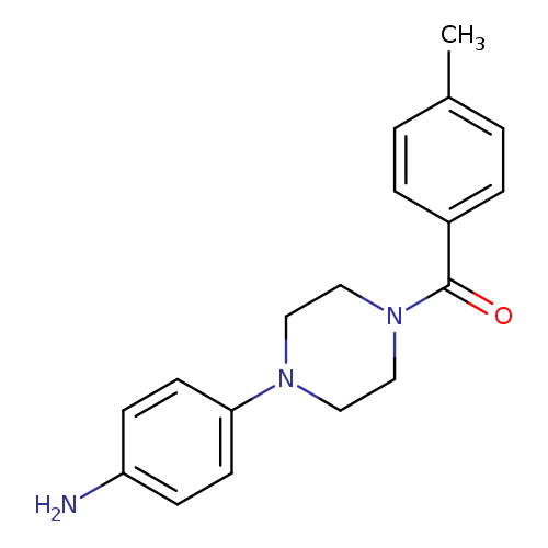 (4-[4-(4-Methylbenzoyl)piperazin-1-yl]phenyl)amine