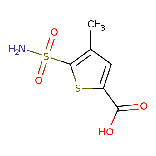 4-methyl-5-sulfamoylthiophene-2-carboxylic acid