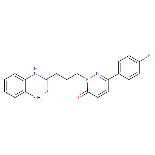 4-[3-(4-fluorophenyl)-6-oxo-1,6-dihydropyridazin-1-yl]-N-(2-methylphenyl)butanamide