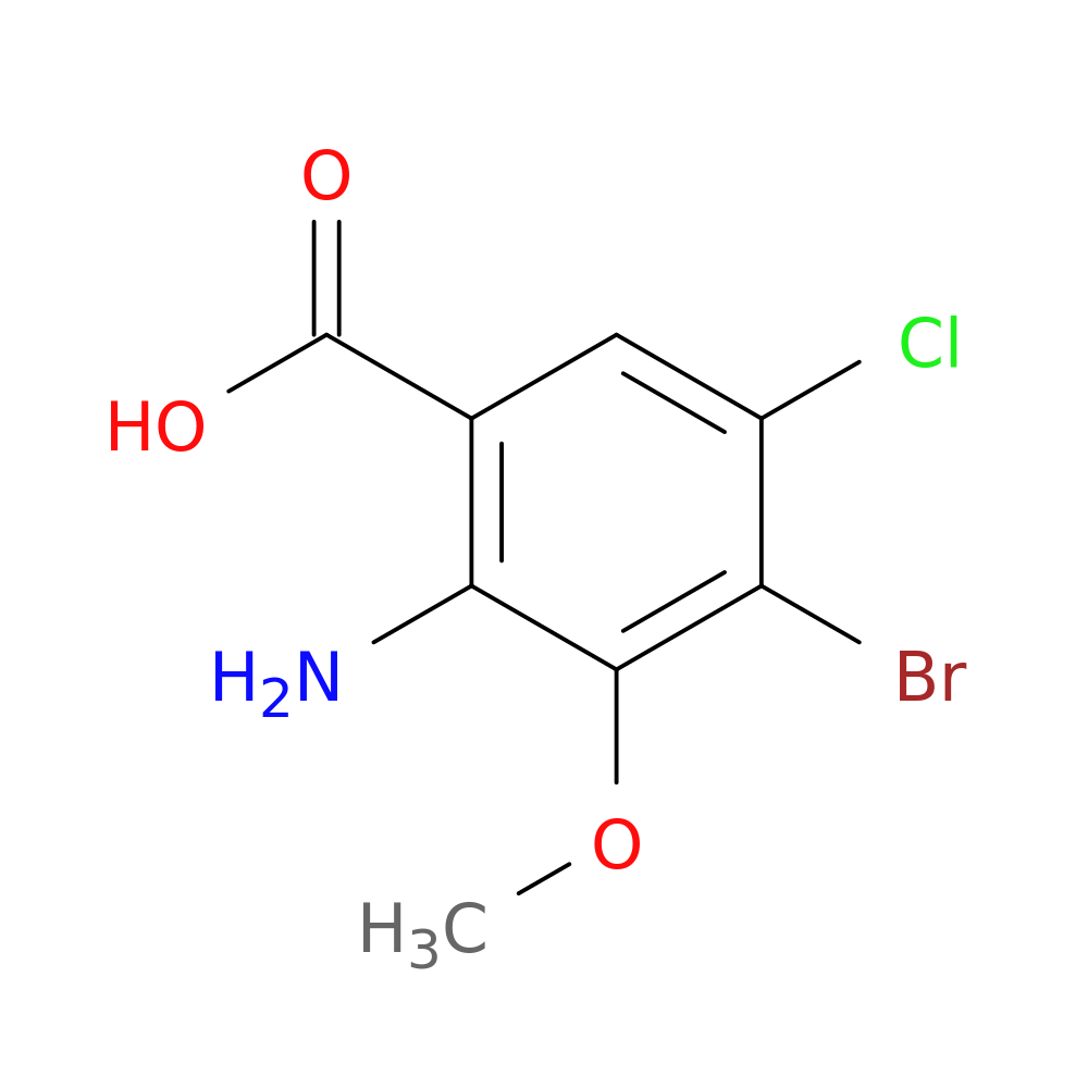 2-Amino-4-bromo-5-chloro-3-methoxybenzoic acid
