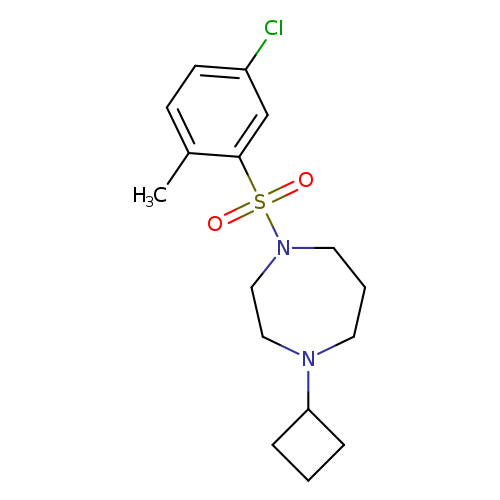 1-(5-chloro-2-methylbenzenesulfonyl)-4-cyclobutyl-1,4-diazepane