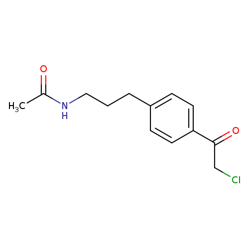 N-{3-[4-(2-chloroacetyl)phenyl]propyl}acetamide
