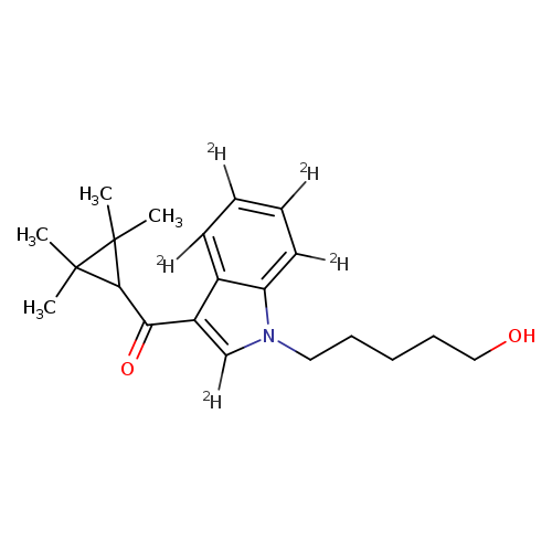 [1-(5-hydroxypentyl)-1H-indol-3-yl](2,2,3,3-tetramethylcyclopropyl)-methanone-2,4,5,6,7-d5
