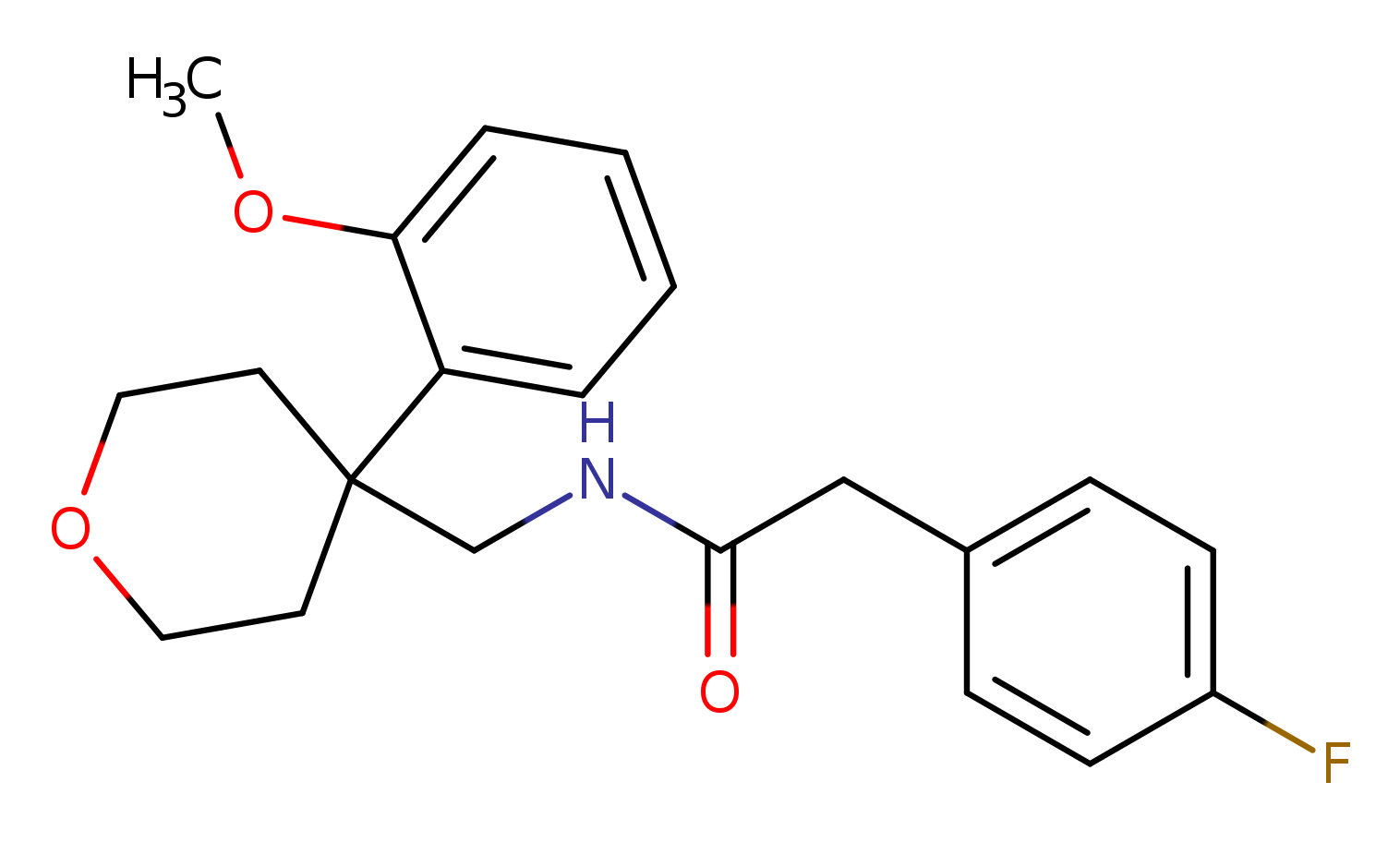 2-(4-fluorophenyl)-N-{[4-(2-methoxyphenyl)oxan-4-yl]methyl}acetamide