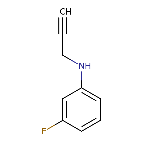 Benzenamine, 3-fluoro-N-2-propynyl- (9CI)