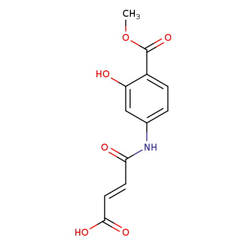 (2E)-3-{[3-hydroxy-4-(methoxycarbonyl)phenyl]carbamoyl}prop-2-enoic acid