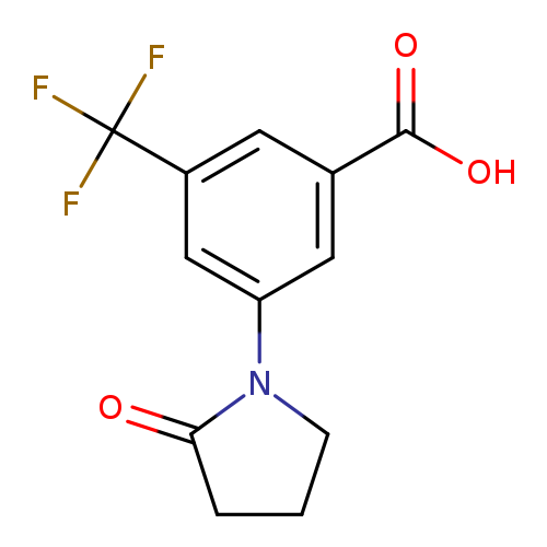 3-(2-Oxopyrrolidin-1-yl)-5-(trifluoromethyl)benzoic acid