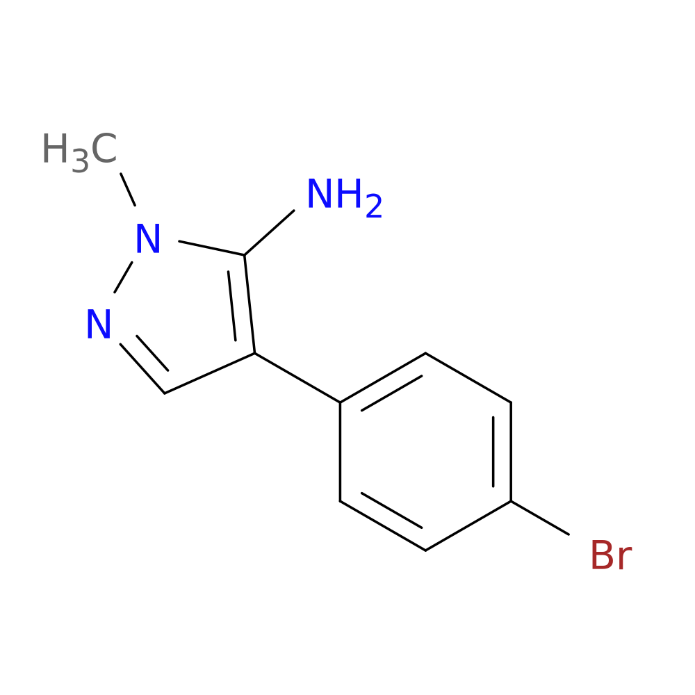 4-(4-bromophenyl)-1-methyl-1H-pyrazol-5-amine