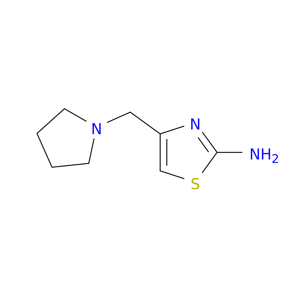 4-(Pyrrolidin-1-ylmethyl)-1,3-thiazol-2-amine
