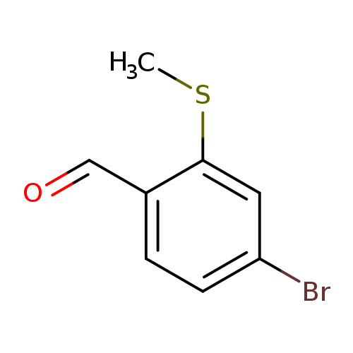 4-Bromo-2-(methylsulfanyl)benzaldehyde