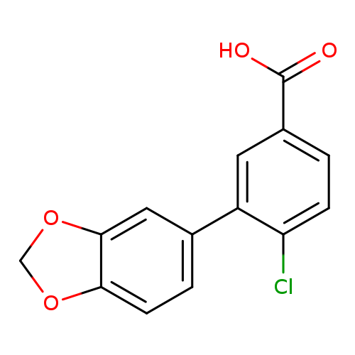 4-Chloro-3-(3,4-methylenedioxyphenyl)benzoic acid