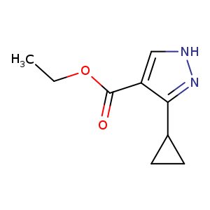 1H-Pyrazole-4-carboxylic acid, 3-cyclopropyl-, ethyl ester