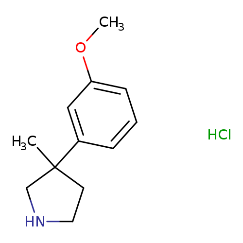 3-(3-methoxyphenyl)-3-methylpyrrolidine hydrochloride