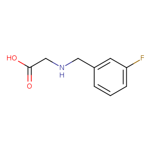 2-{[(3-fluorophenyl)methyl]amino}acetic acid