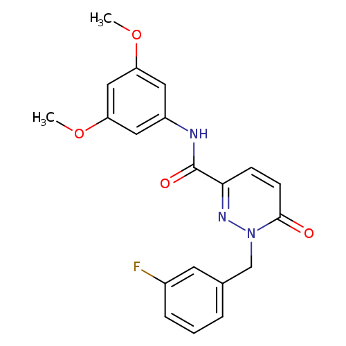 N-(3,5-dimethoxyphenyl)-1-[(3-fluorophenyl)methyl]-6-oxo-1,6-dihydropyridazine-3-carboxamide
