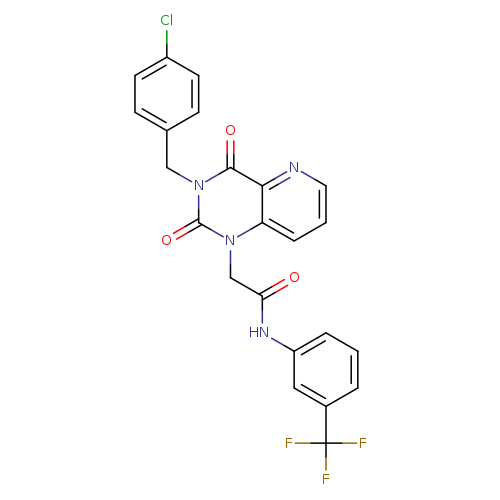 2-{3-[(4-chlorophenyl)methyl]-2,4-dioxo-1H,2H,3H,4H-pyrido[3,2-d]pyrimidin-1-yl}-N-[3-(trifluoromethyl)phenyl]acetamide