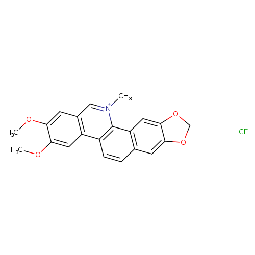 [1,3]Benzodioxolo[5,6-c]phenanthridinium, 2,3-dimethoxy-12-methyl-, chloride (1:1)