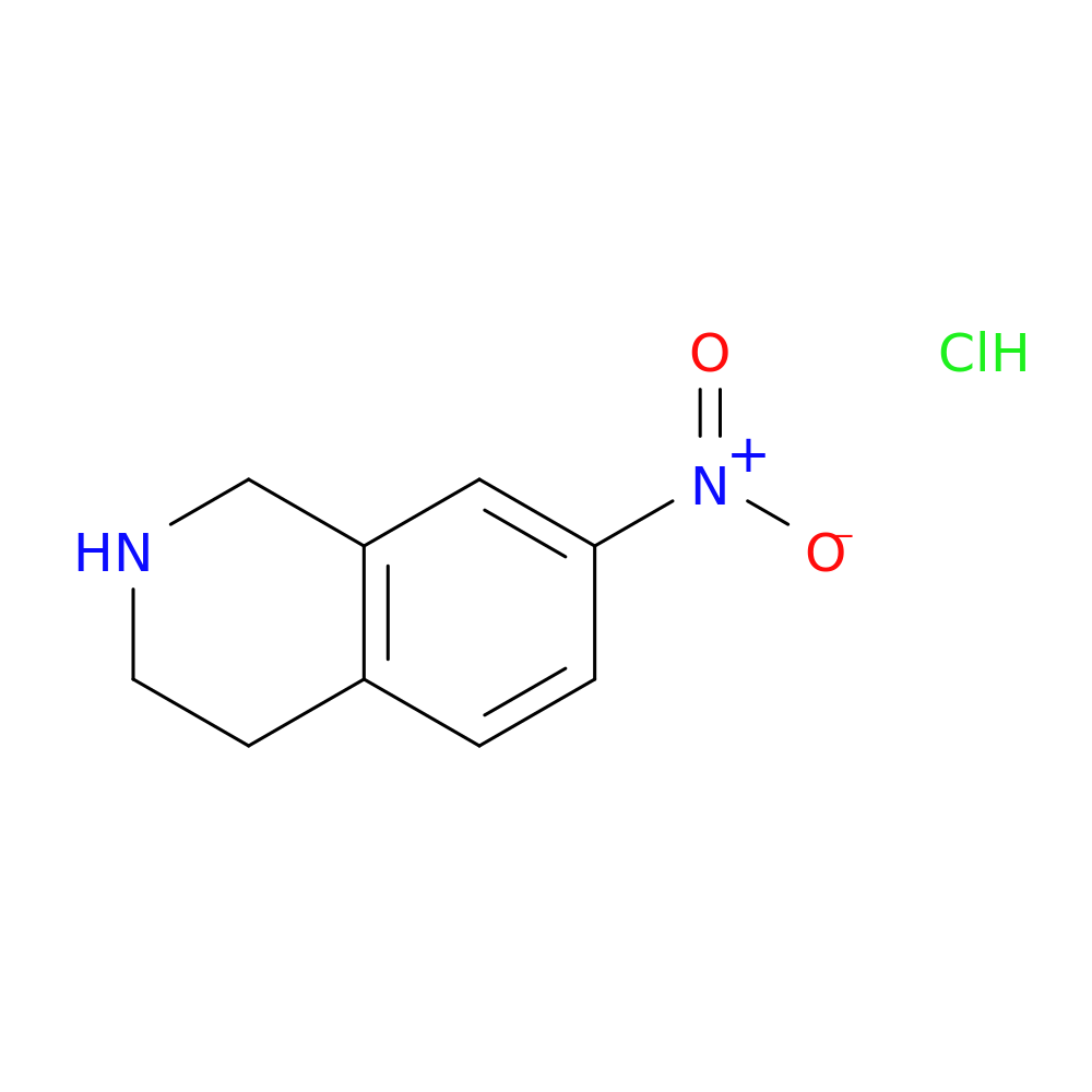 7-Nitro-1,2,3,4-tetrahydroisoquinoline hydrochloride
