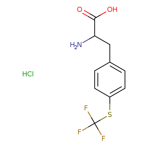 2-amino-3-{4-[(trifluoromethyl)sulfanyl]phenyl}propanoicacidhydrochloride