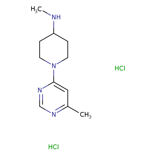 N-methyl-1-(6-methylpyrimidin-4-yl)piperidin-4-amine dihydrochloride