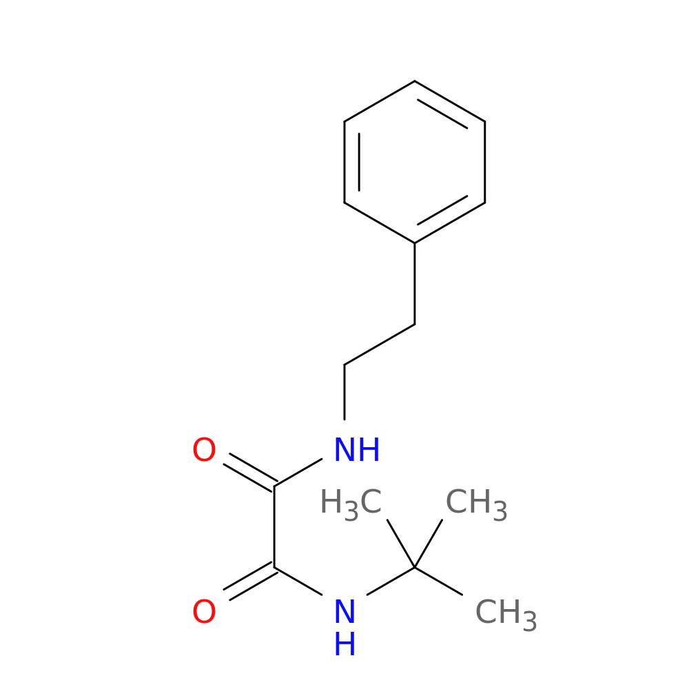 N-tert-butyl-N'-(2-phenylethyl)ethanediamide