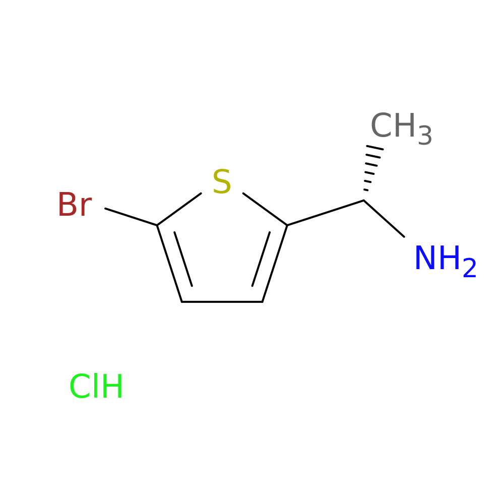 (1S)-1-(5-Bromothiophen-2-yl)ethan-1-amine hydrochloride