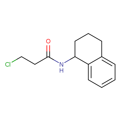 3-chloro-N-(1,2,3,4-tetrahydronaphthalen-1-yl)propanamide