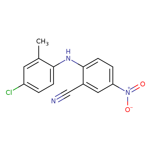 2-[(4-Chloro-2-methylphenyl)amino]-5-nitrobenzonitrile