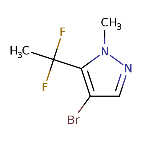 4-bromo-5-(1,1-difluoroethyl)-1-methyl-1H-pyrazole