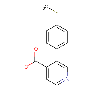 3-(4-methylthiophenyl)Isonicotinic acid