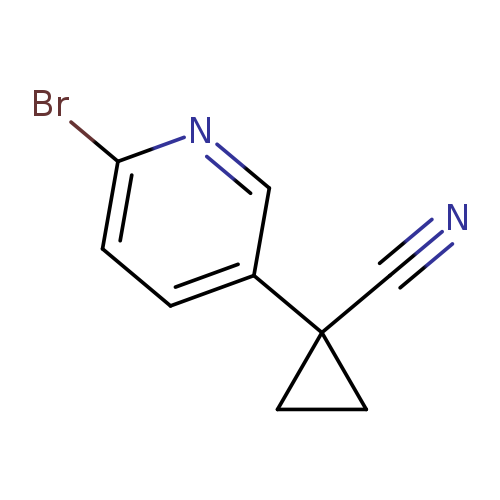 Cyclopropanecarbonitrile, 1-(6-bromo-3-pyridinyl)-