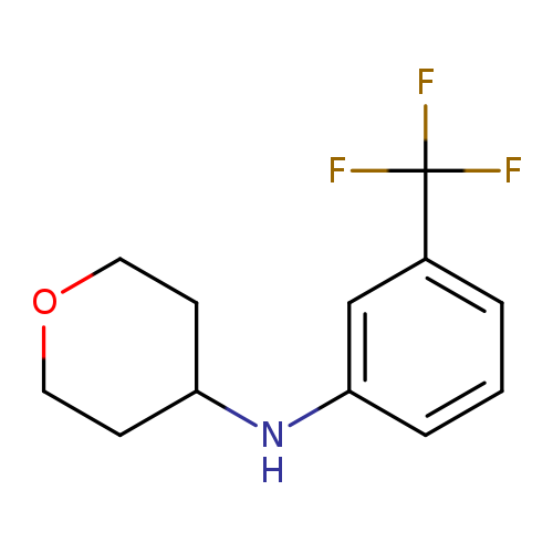 N-[3-(trifluoromethyl)phenyl]oxan-4-amine