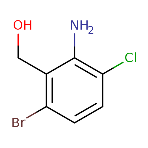 (2-amino-6-bromo-3-chlorophenyl)methanol