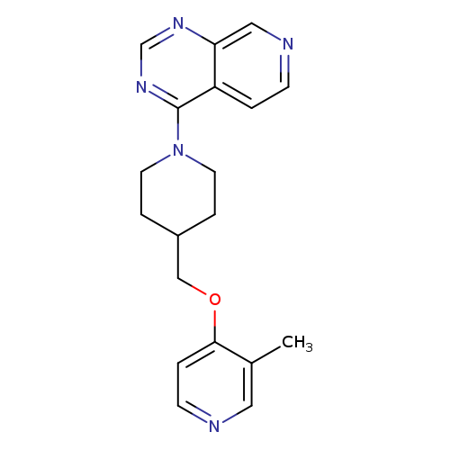 3-methyl-4-[(1-{pyrido[3,4-d]pyrimidin-4-yl}piperidin-4-yl)methoxy]pyridine