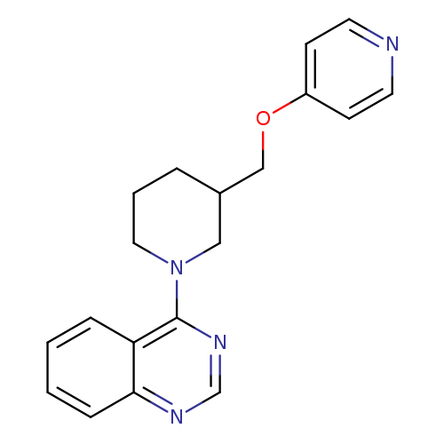 4-{3-[(pyridin-4-yloxy)methyl]piperidin-1-yl}quinazoline