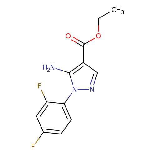 Ethyl 5-amino-1-(2,4-difluorophenyl)-1H-pyrazole-4-carboxylate