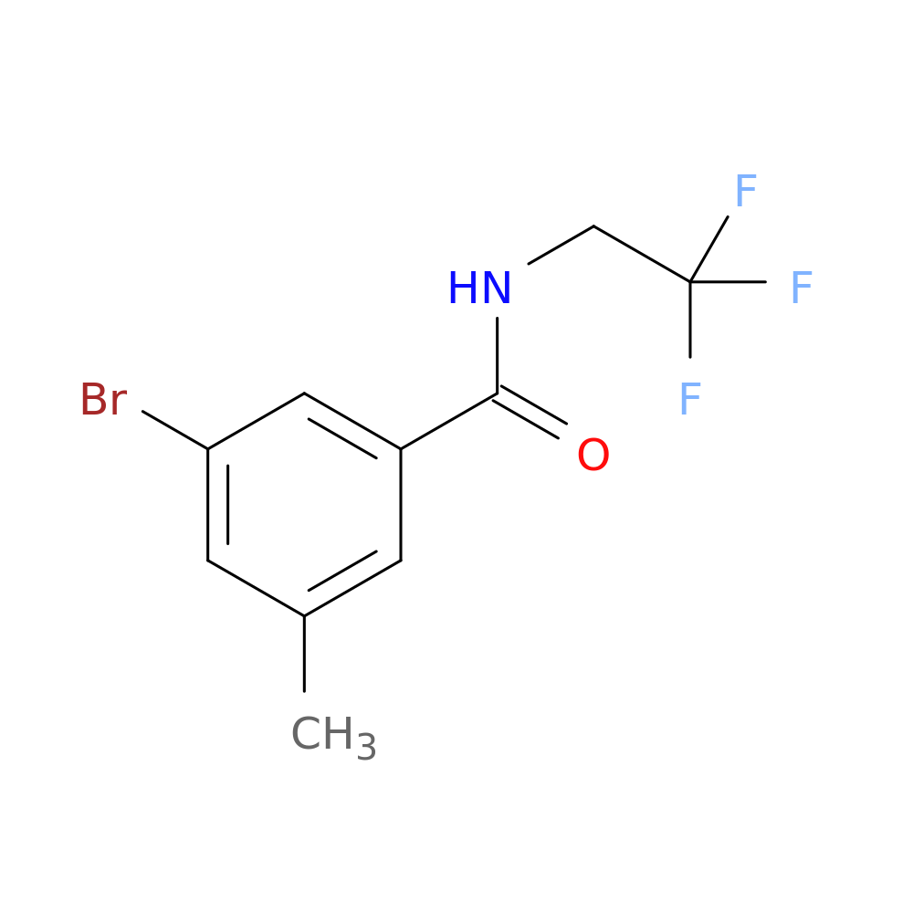 3-Bromo-5-methyl-n-(2,2,2-trifluoroethyl)benzamide