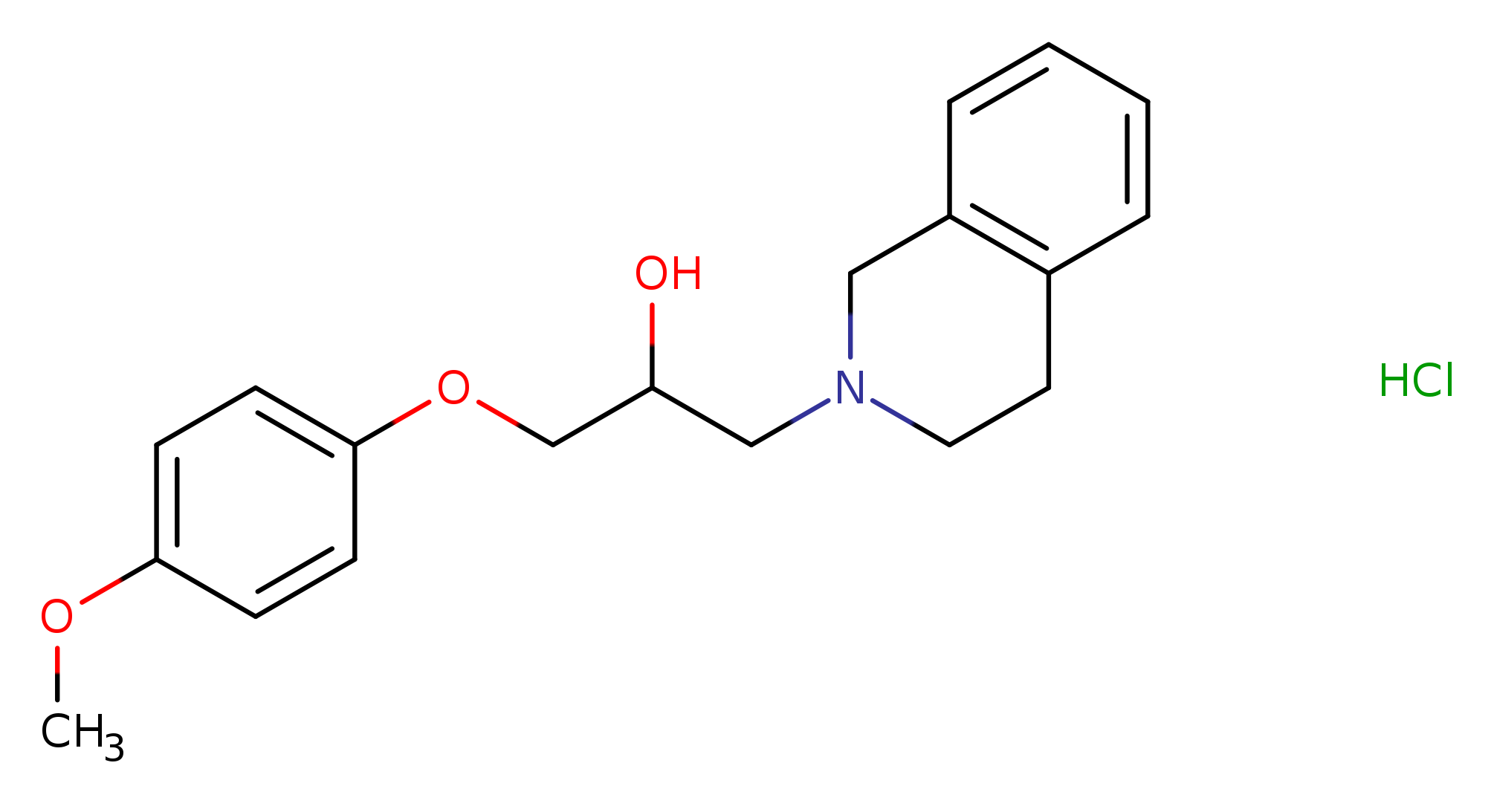 1-(4-methoxyphenoxy)-3-(1,2,3,4-tetrahydroisoquinolin-2-yl)propan-2-ol hydrochloride