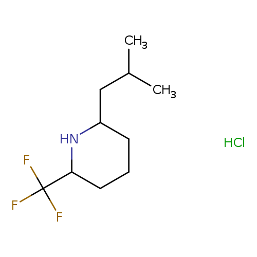 2-(2-methylpropyl)-6-(trifluoromethyl)piperidine hydrochloride