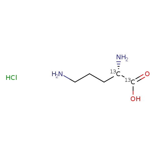 L-Ornithine-1,2-13C2 hydrochloride