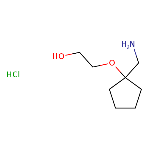 2-{[1-(aminomethyl)cyclopentyl]oxy}ethan-1-ol hydrochloride
