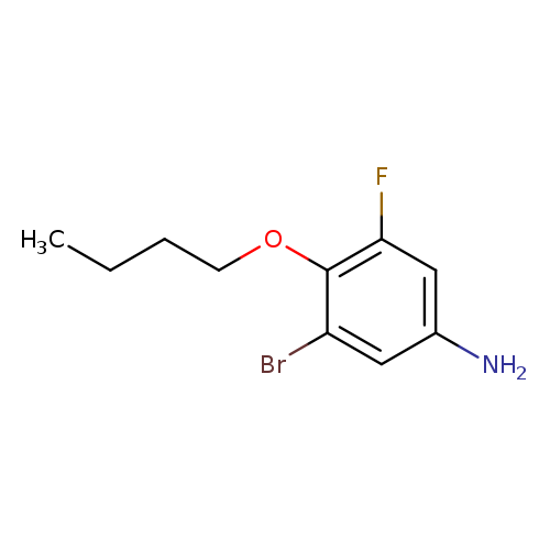 3-Bromo-4-butoxy-5-fluoro-phenylamine