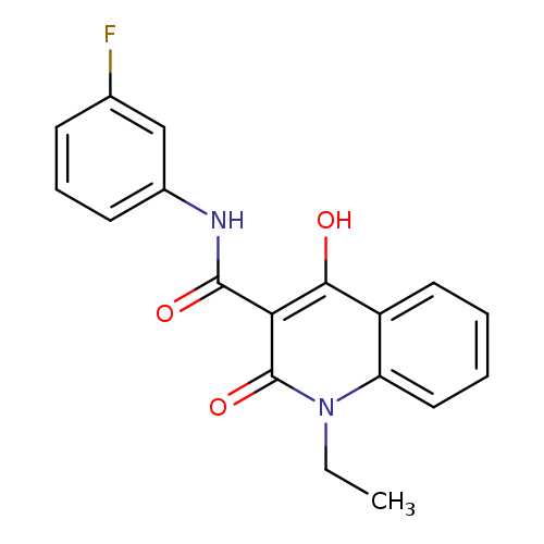 1-ethyl-N-(3-fluorophenyl)-4-hydroxy-2-oxo-1,2-dihydroquinoline-3-carboxamide